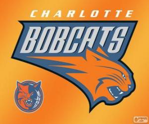 пазл Логотип для Шарлотт Бобкэтс команды НБА. Юго-Восточный дивизион, Восточная конференция